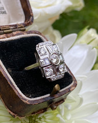 Art Deco Diamond Ring 1.80ct Platinum