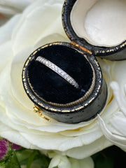 Round Brilliant Cut Diamond Half Eternity Wedding Ring 0.17ct 18ct White Gold