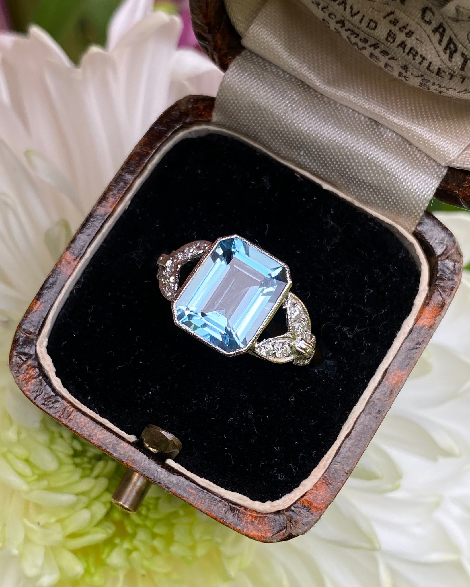 Aquamarine selling ring