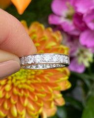 Diamond Full Eternity Ring 2.05ct Ring Platinum