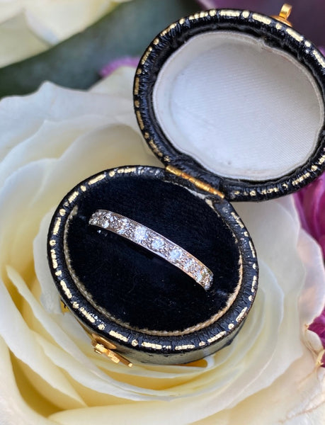 Diamond Full Eternity Ring Platinum Ring 1.15ct