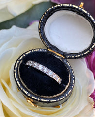Diamond Full Eternity Ring Platinum Ring 1.15ct