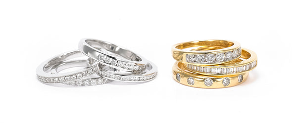 Diamond Set Wedding Ring 18ct - From £395