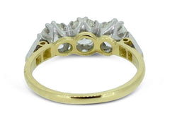 Diamond Three Stone Ring 1.95ct 18ct Yellow Gold